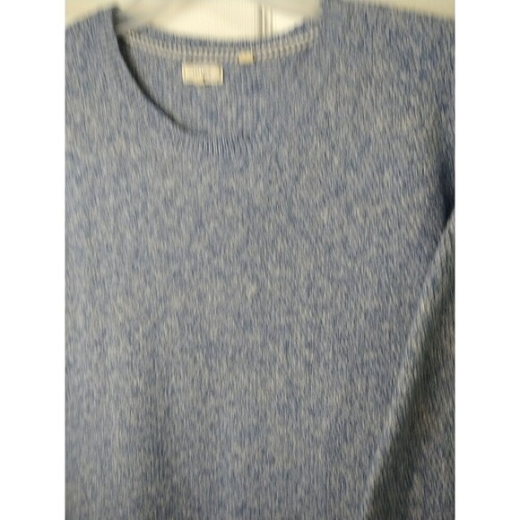 Fat Face Blue Heather Crew Neck Pullover Sweater. Size 10 - Picture 5 of 10